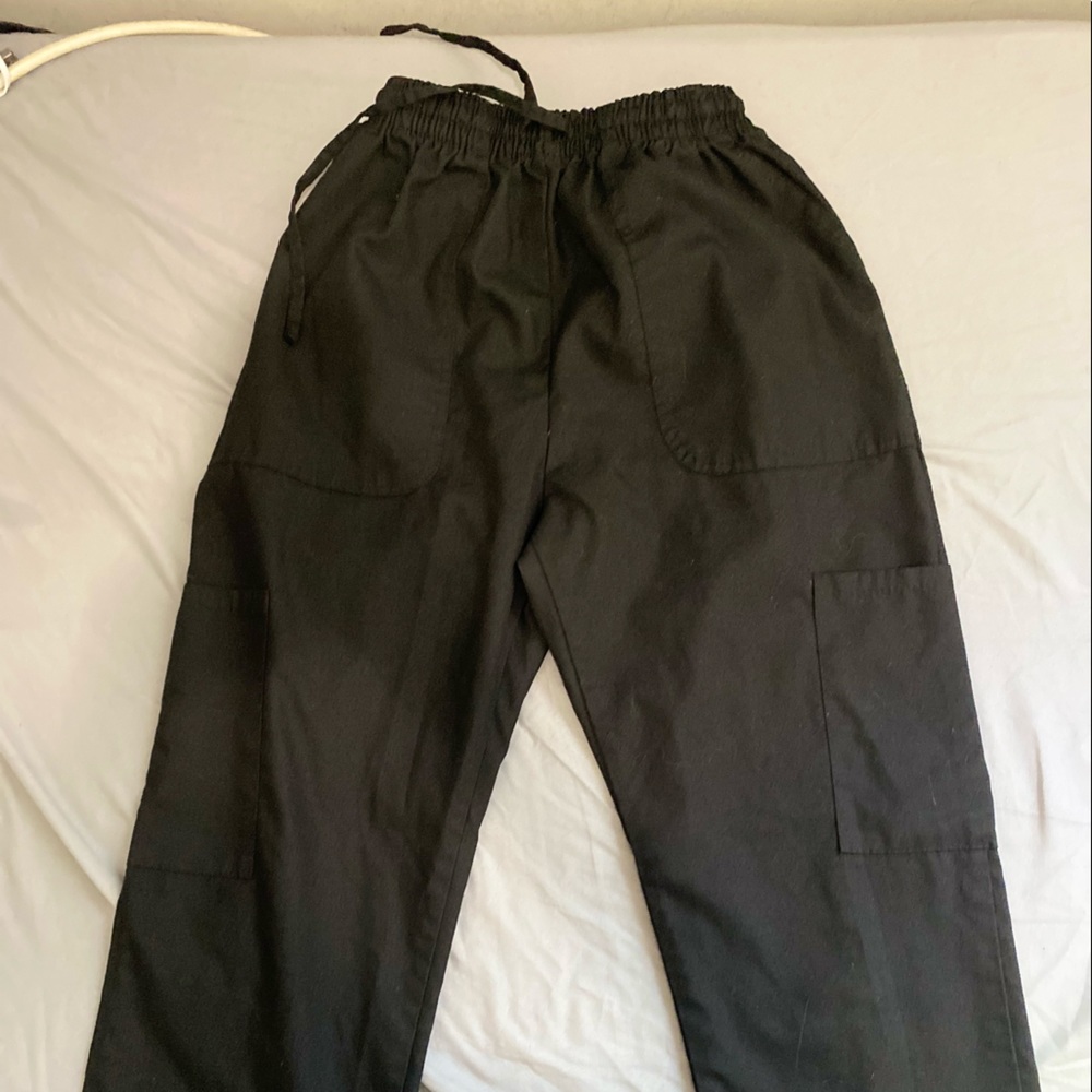 Black Denice Scrub Bottoms